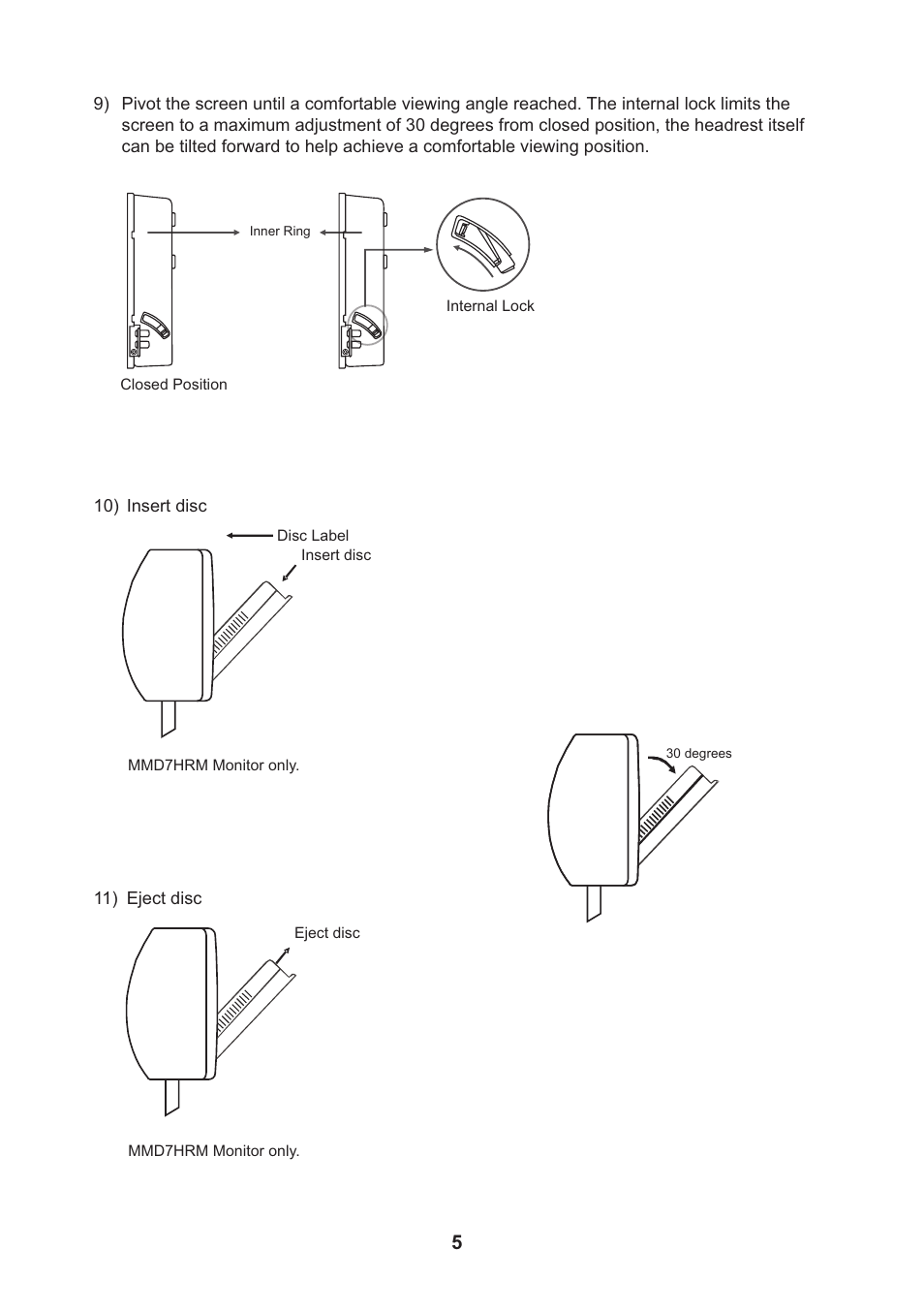 Audiovox MMD7HRG User Manual | Page 5 / 12