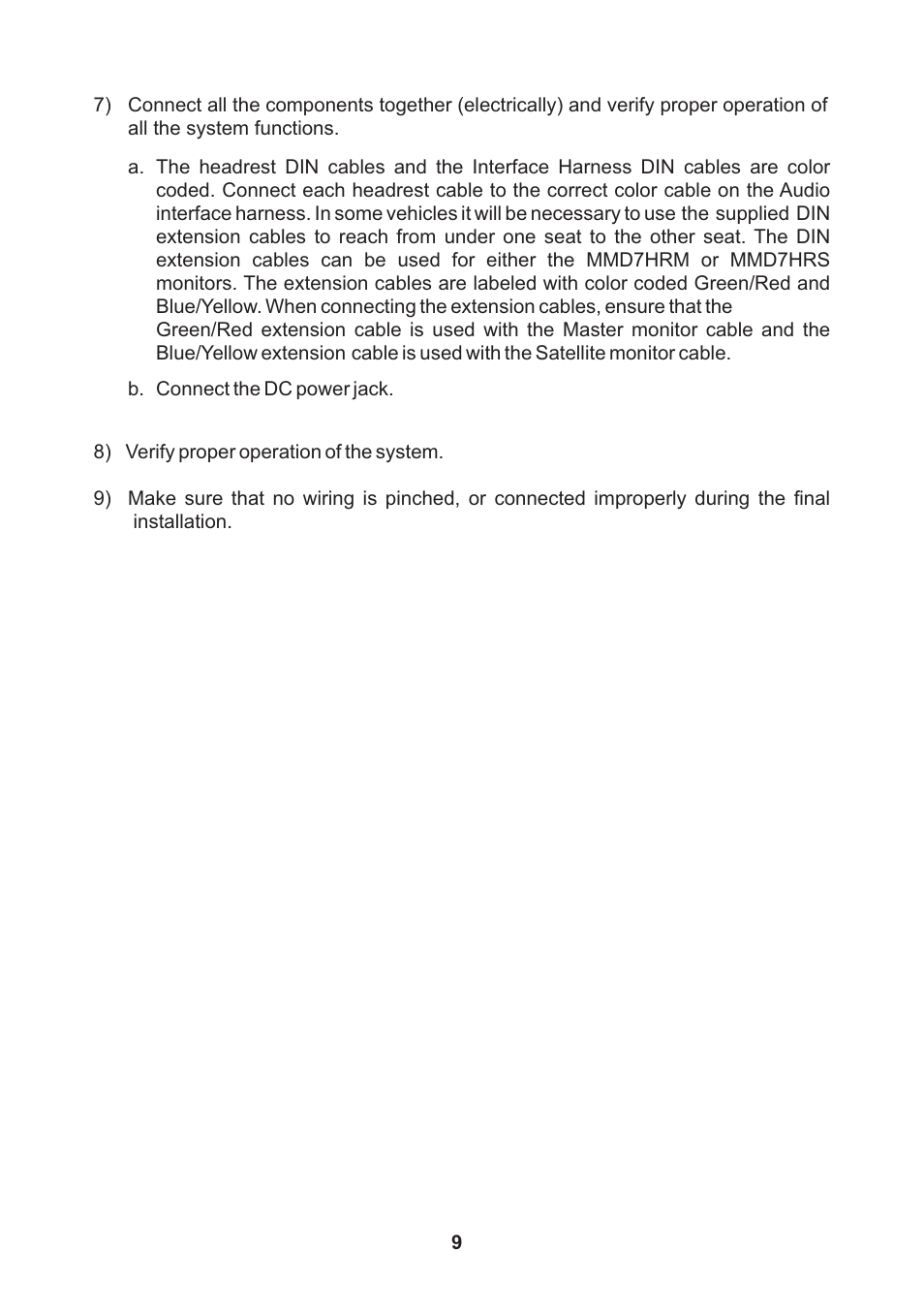 Audiovox MMD7HRG User Manual | Page 9 / 12