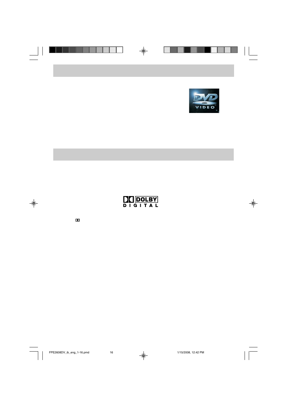 Sound system, Unit operation | Audiovox FPE2608DV User Manual | Page 17 / 31