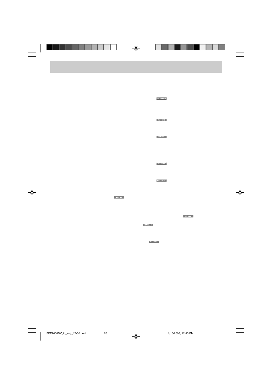 Repeat playback | Audiovox FPE2608DV User Manual | Page 27 / 31