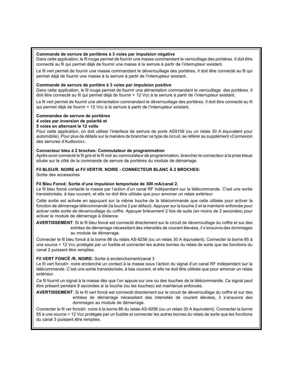 Audiovox APS 650 RS User Manual | Page 13 / 24
