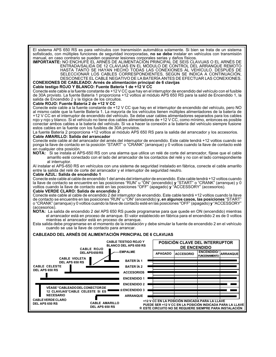 Audiovox APS 650 RS User Manual | Page 18 / 24