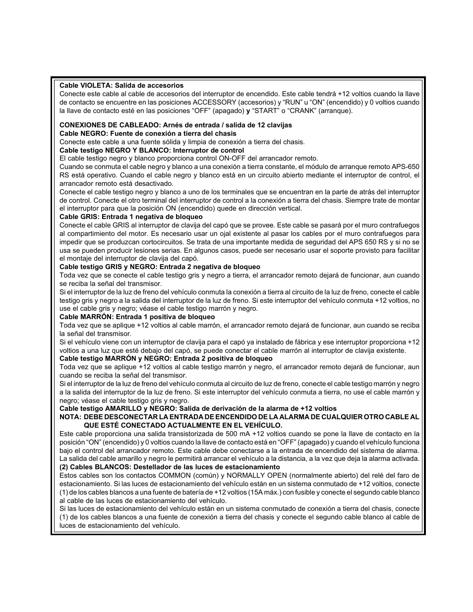 Audiovox APS 650 RS User Manual | Page 19 / 24