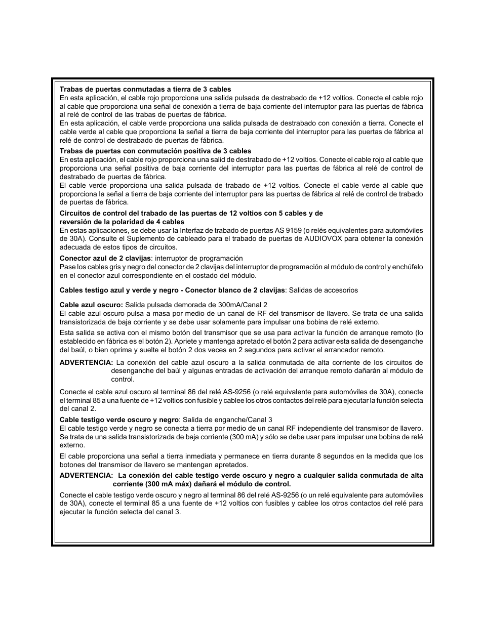 Audiovox APS 650 RS User Manual | Page 21 / 24