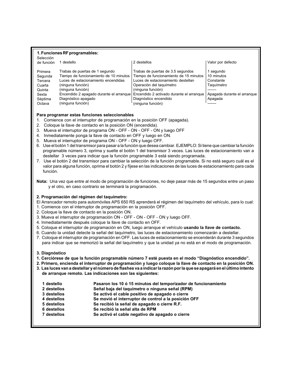 Audiovox APS 650 RS User Manual | Page 22 / 24