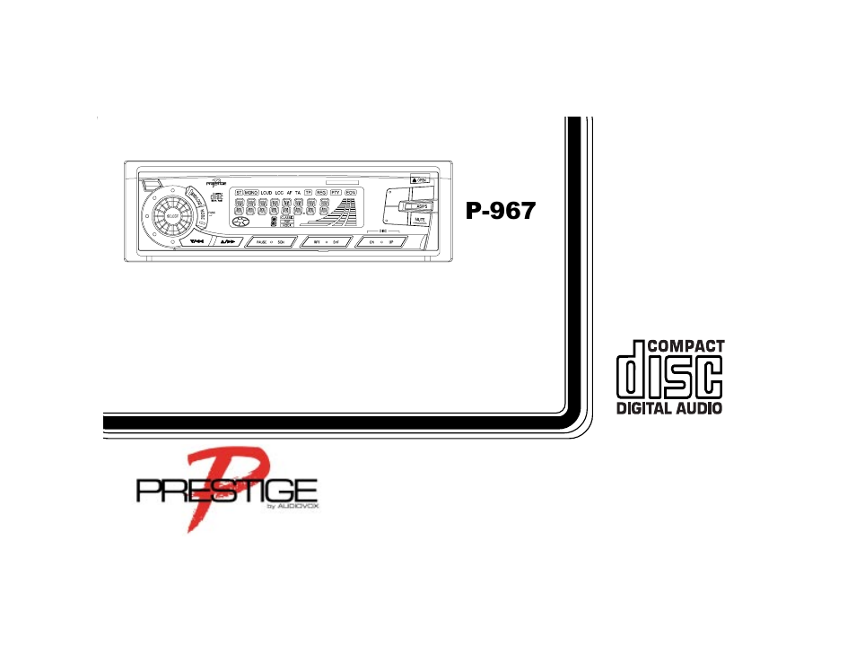 Audiovox Prestige P967 User Manual | 16 pages