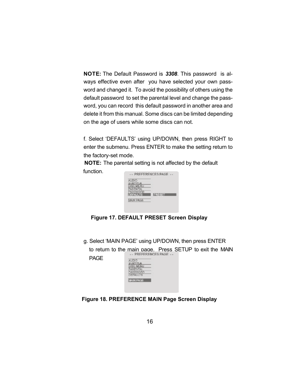 Audiovox VBP3800 User Manual | Page 16 / 34