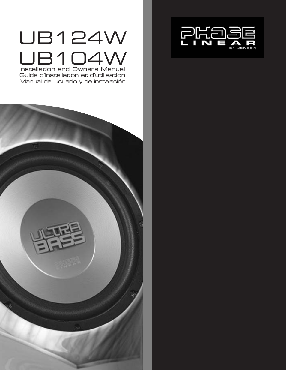 Audiovox UB104W User Manual | 7 pages