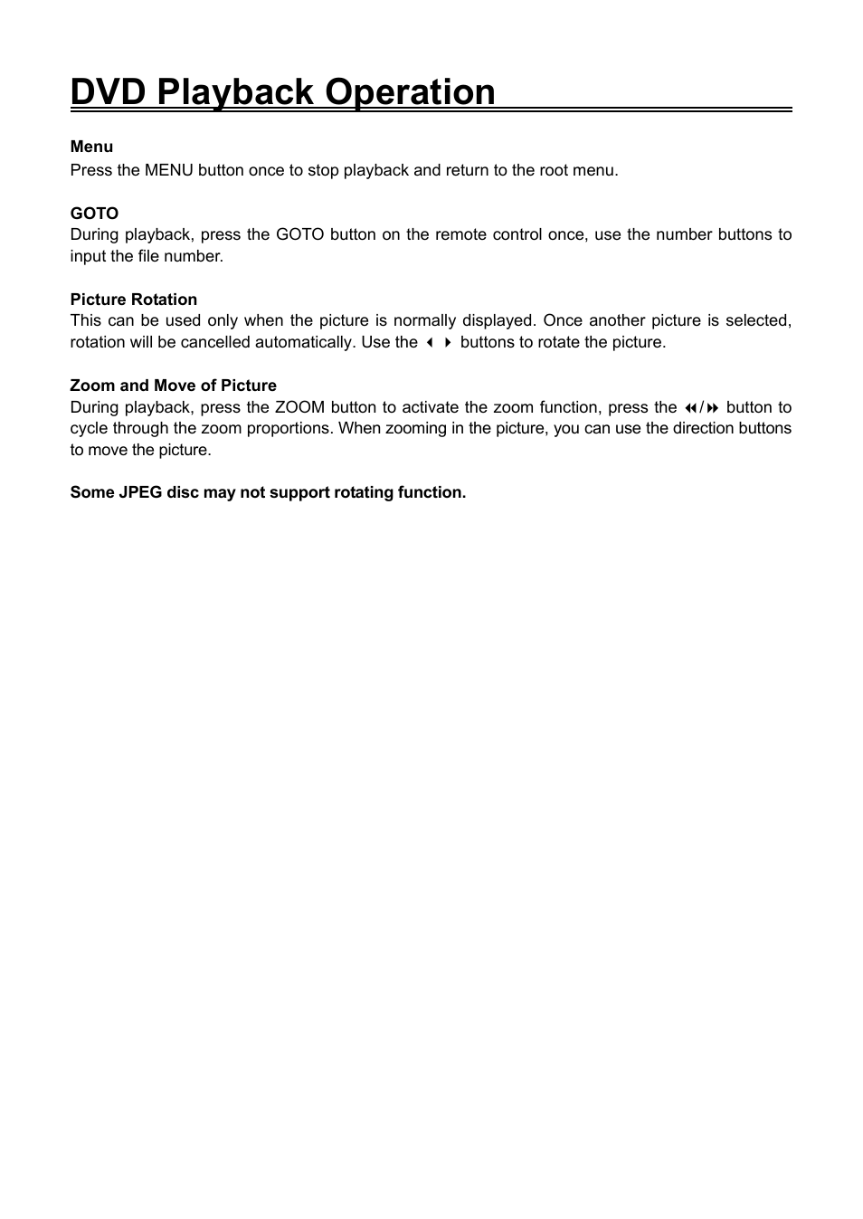 Dvd playback operation | Audiovox FPE1906DV User Manual | Page 32 / 44