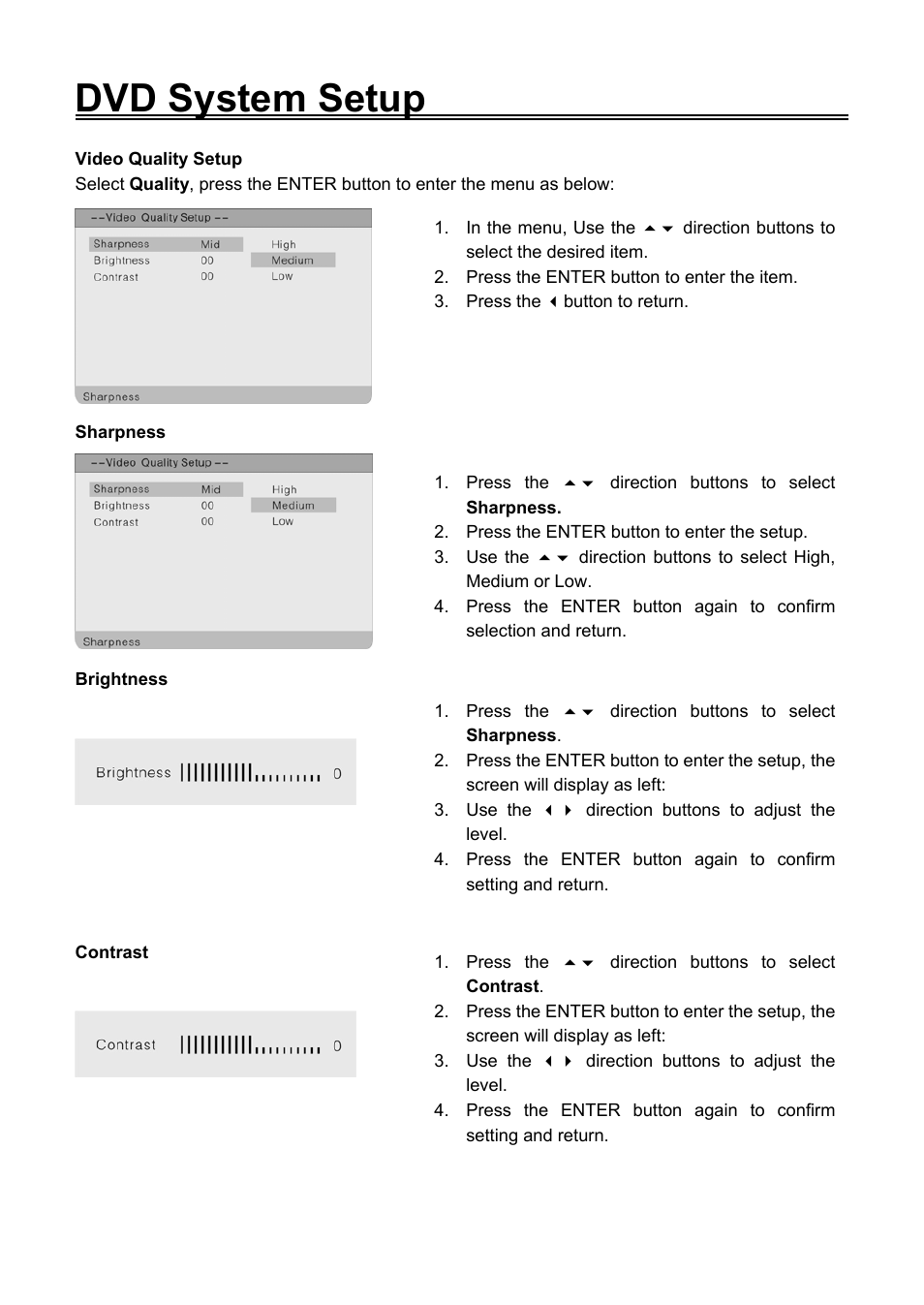 Dvd system setup | Audiovox FPE1906DV User Manual | Page 38 / 44