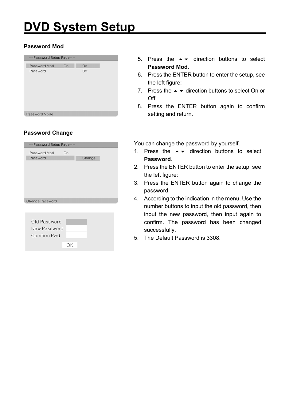 Dvd system setup | Audiovox FPE1906DV User Manual | Page 41 / 44