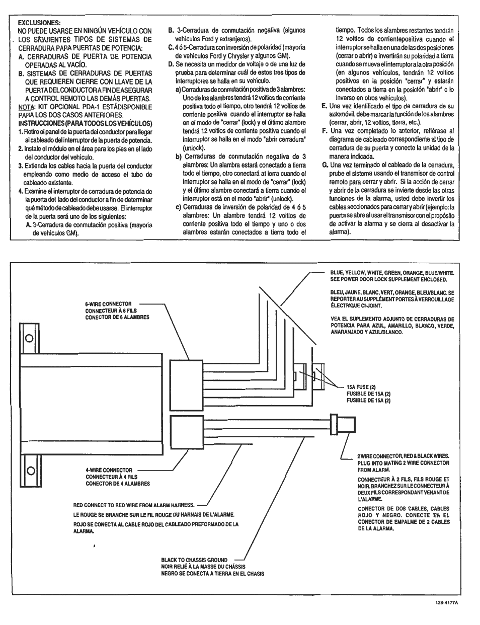 Audiovox AA-9158 User Manual | Page 2 / 3