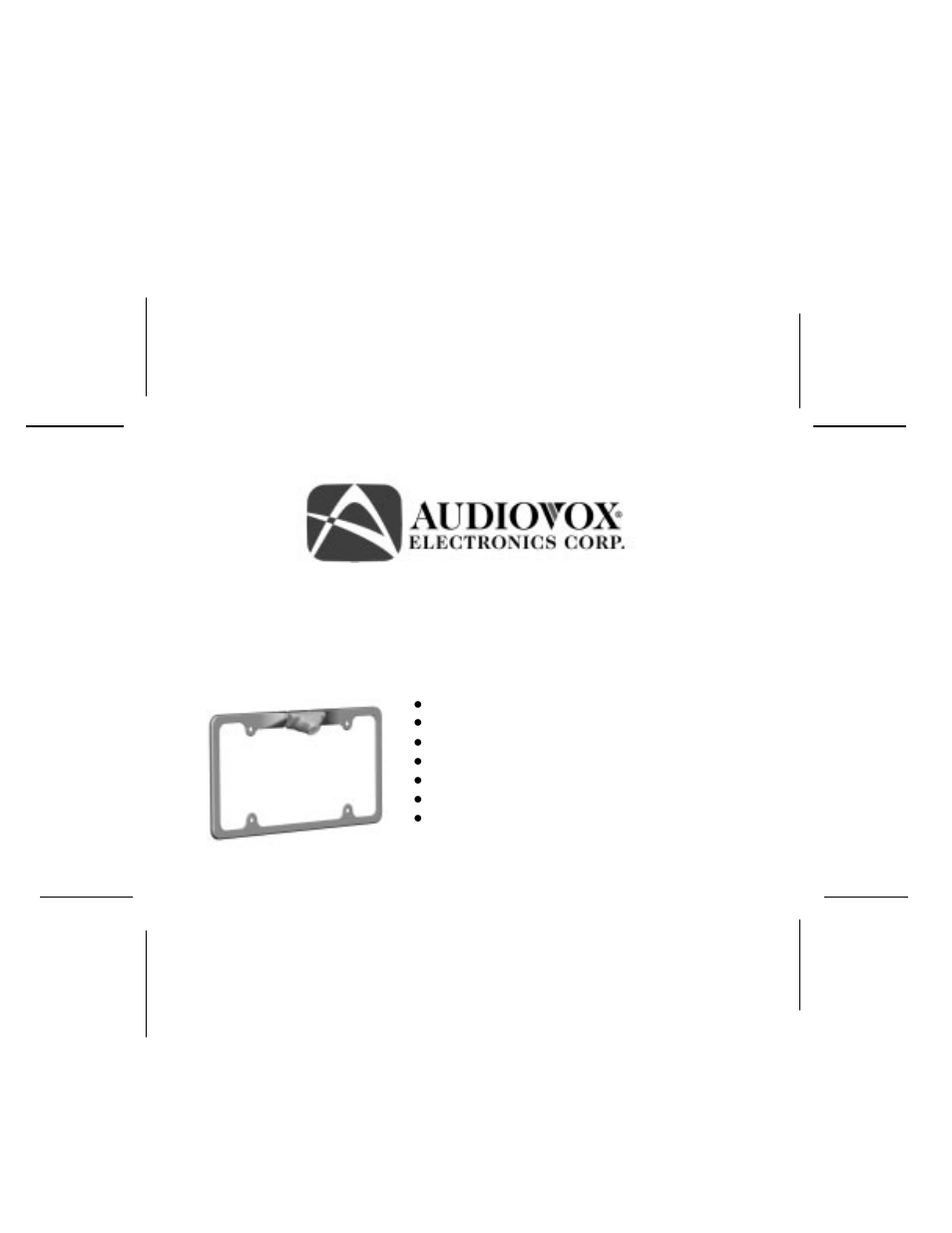 Audiovox CCDLF User Manual | 8 pages