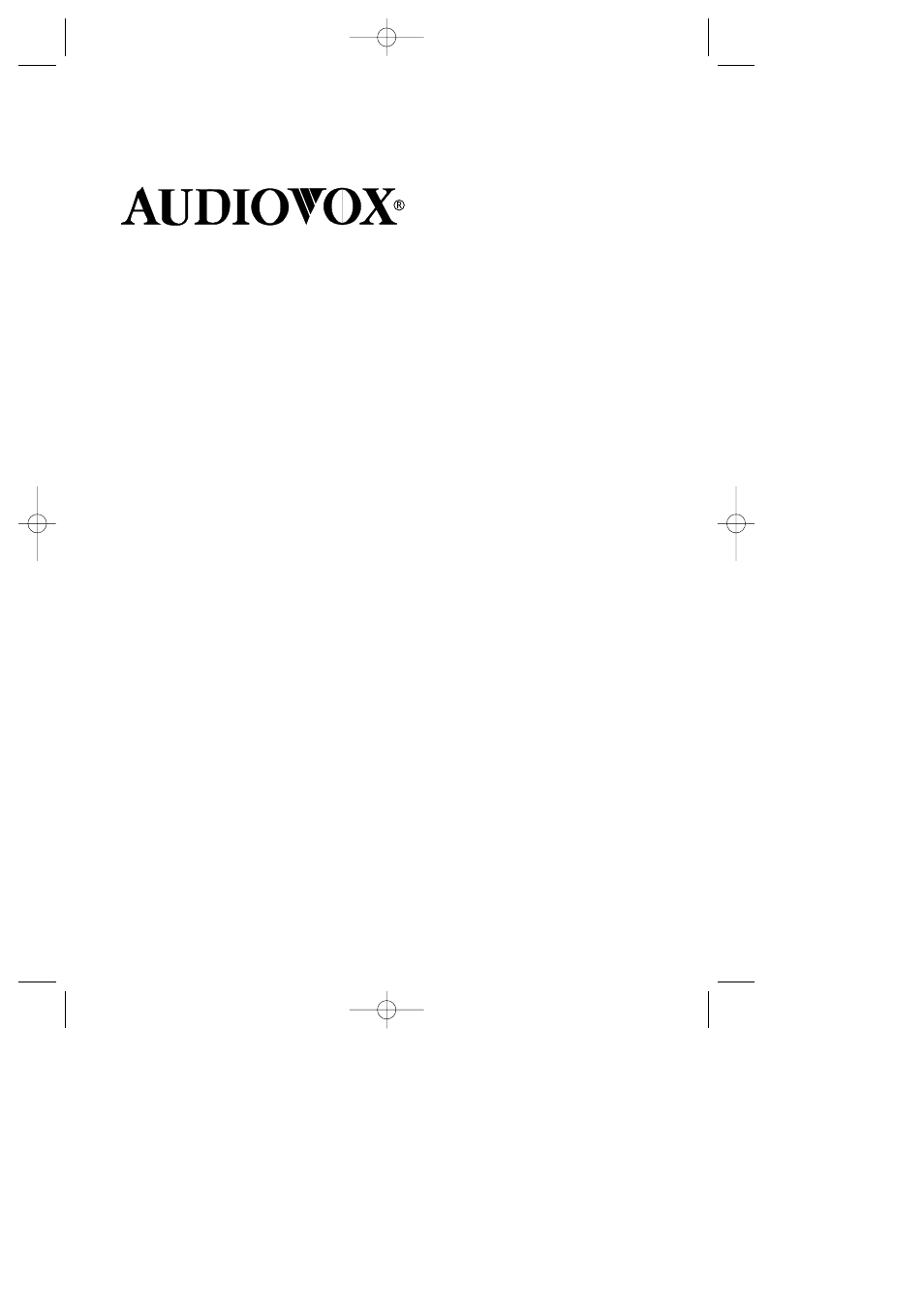 Audiovox AVR-1228 User Manual | 40 pages