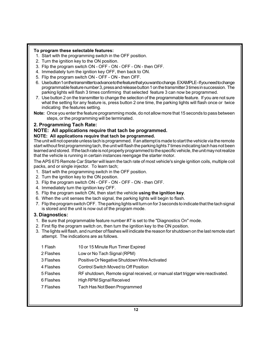 Audiovox Platinum APS 675 User Manual | Page 12 / 18