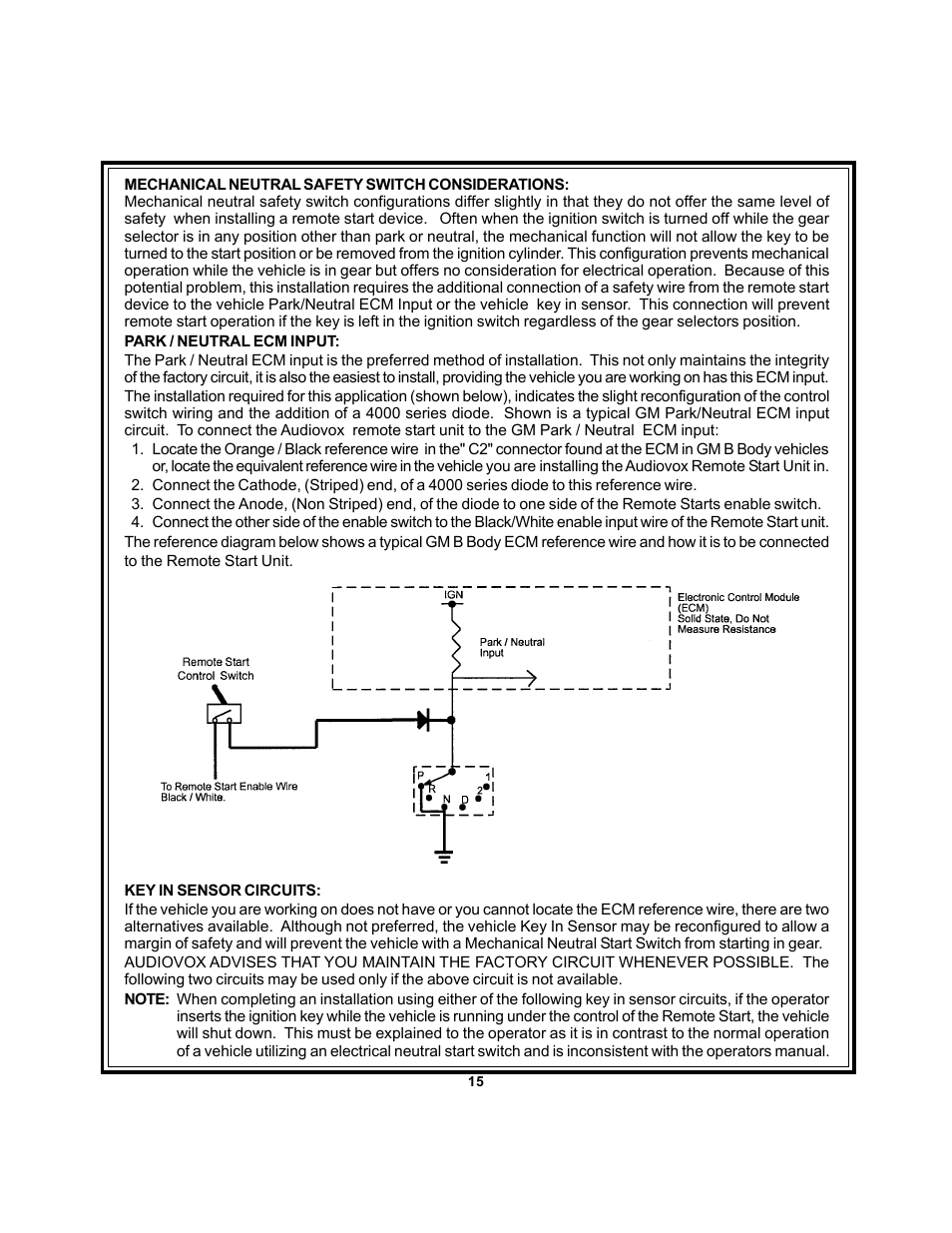 Audiovox Platinum APS 675 User Manual | Page 15 / 18