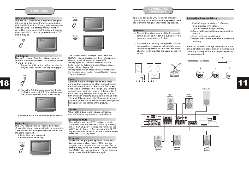 Coaxial video output, Aux 1 aux 2, Digital output serial no | Audiovox JHT350 User Manual | Page 12 / 15