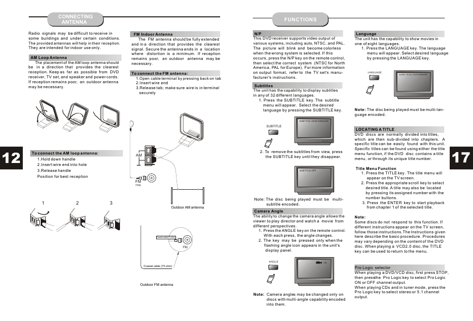 Audiovox JHT350 User Manual | Page 13 / 15