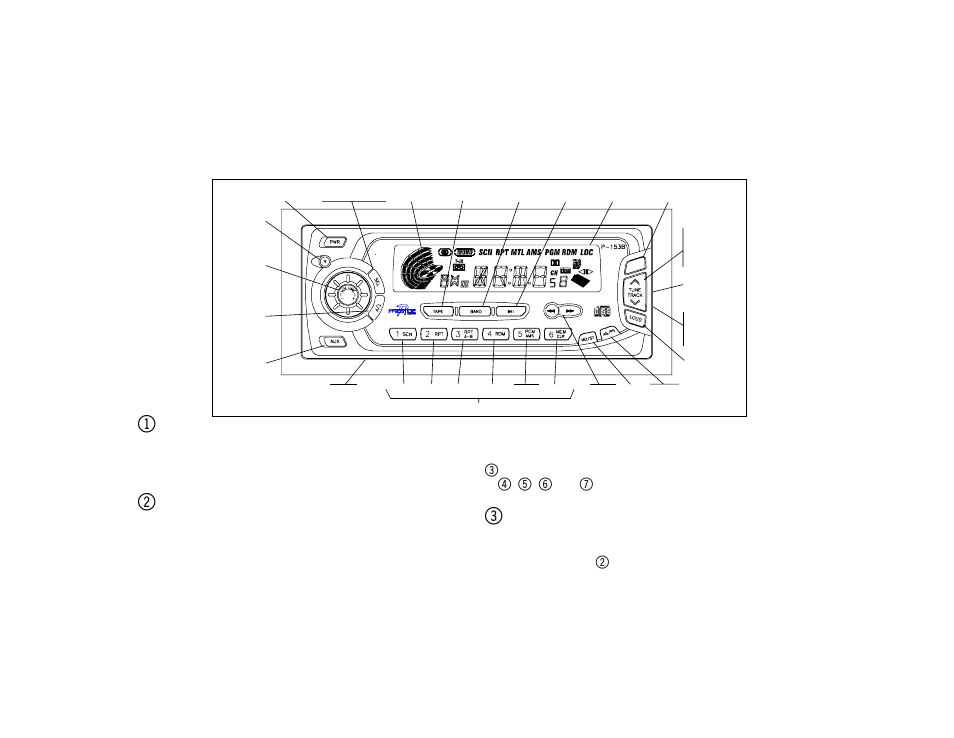 Operating instructions | Audiovox Prestige P153B User Manual | Page 3 / 16