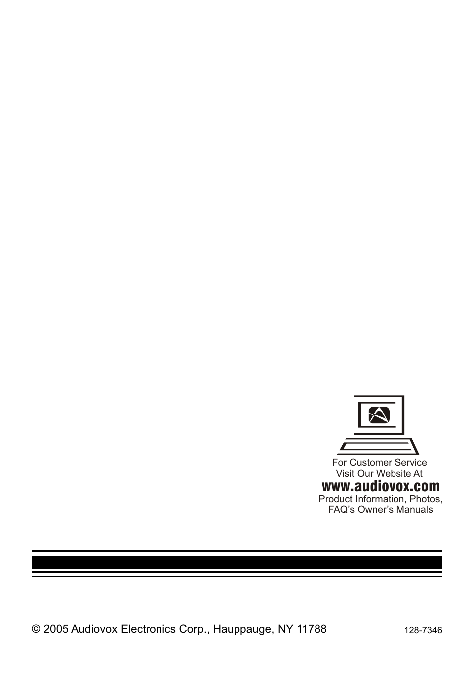 Audiovox Video VDS102T User Manual | Page 16 / 16