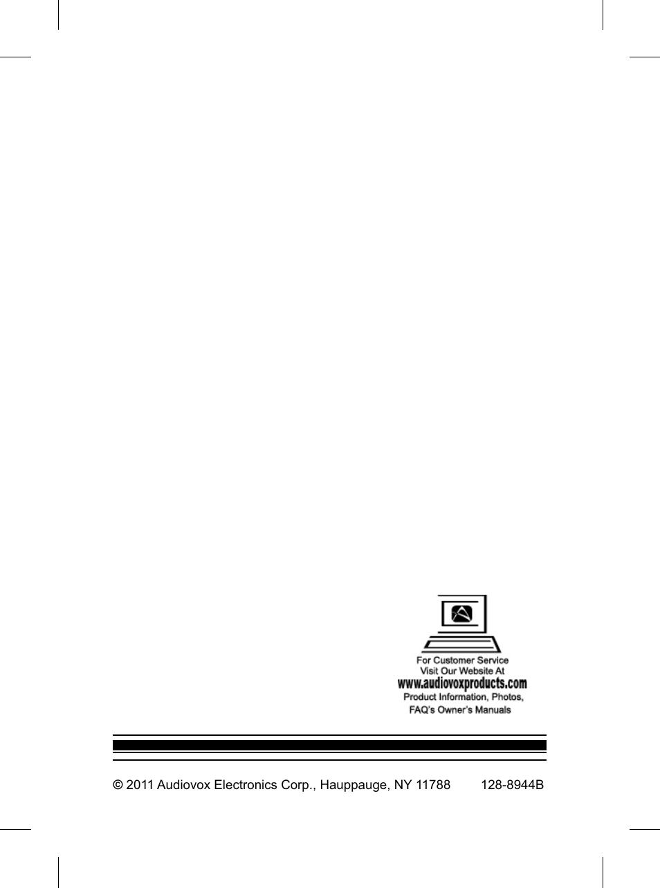 Audiovox AVXMTGHR1D User Manual | Page 28 / 28