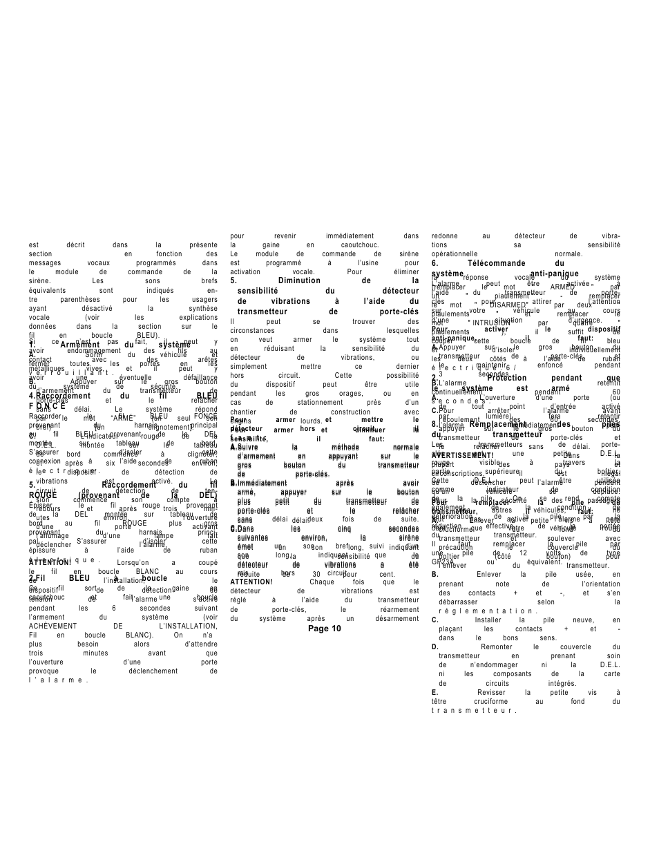 Audiovox Auto Security AA-9300 User Manual | Page 12 / 20