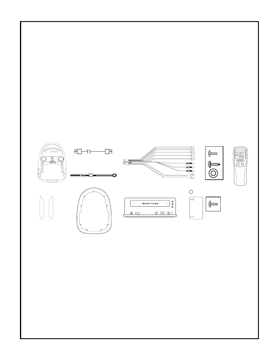 Materials included in this package, Tools required | Audiovox VOH560PKG User Manual | Page 3 / 18