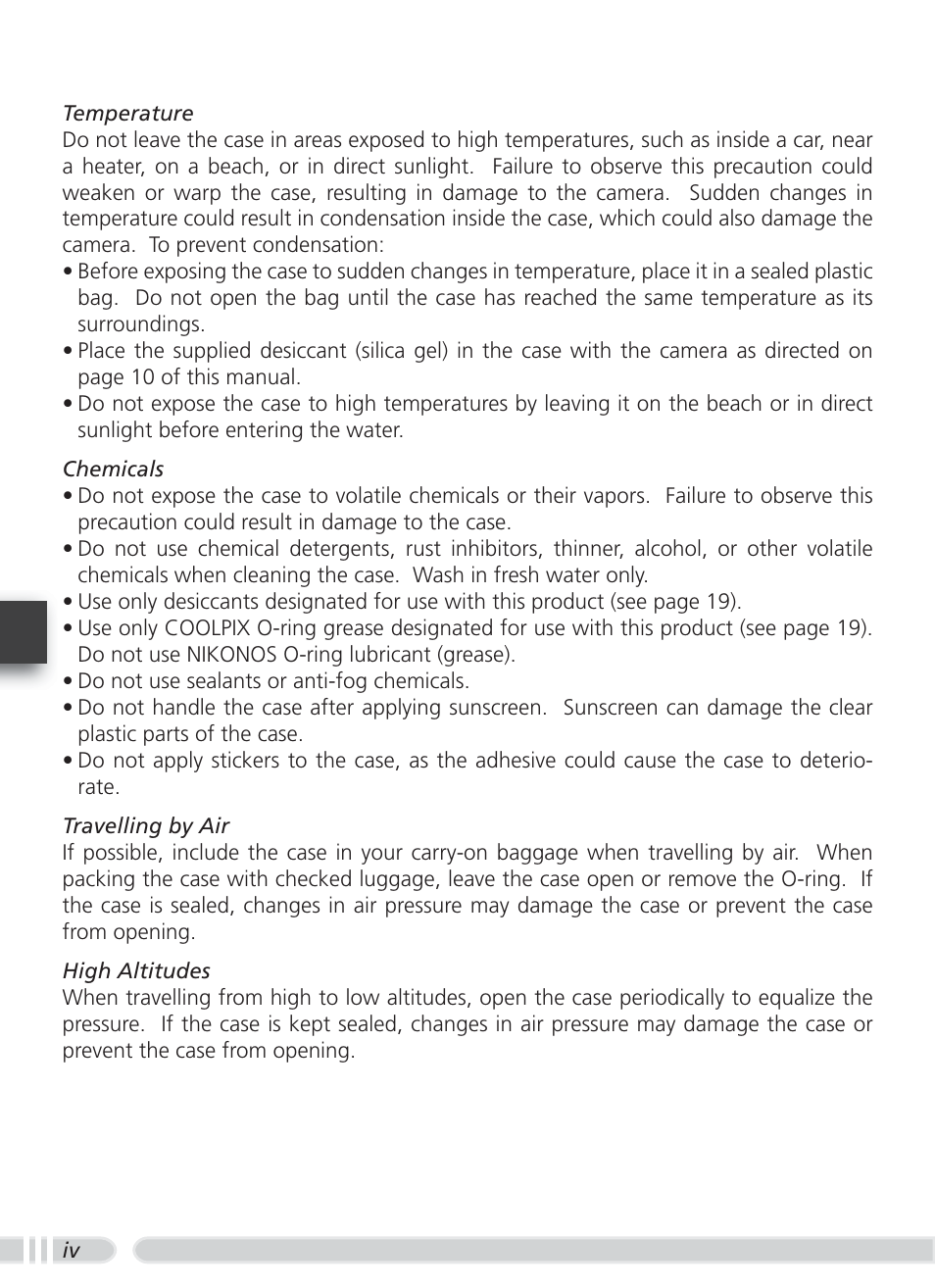 Nikon WP-CP4 Coolpix 5900-7900 User Manual | Page 6 / 80