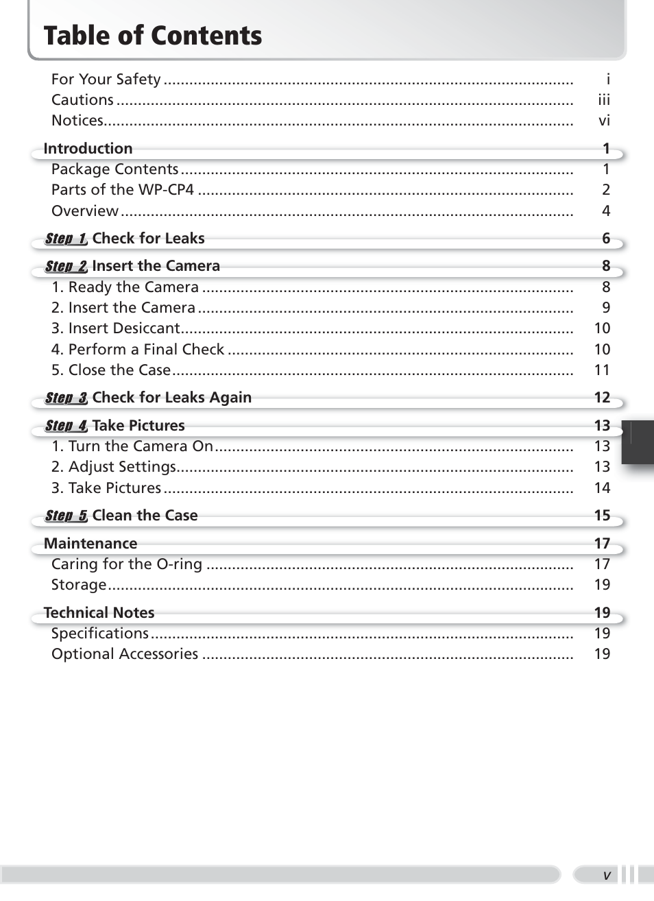 Nikon WP-CP4 Coolpix 5900-7900 User Manual | Page 7 / 80