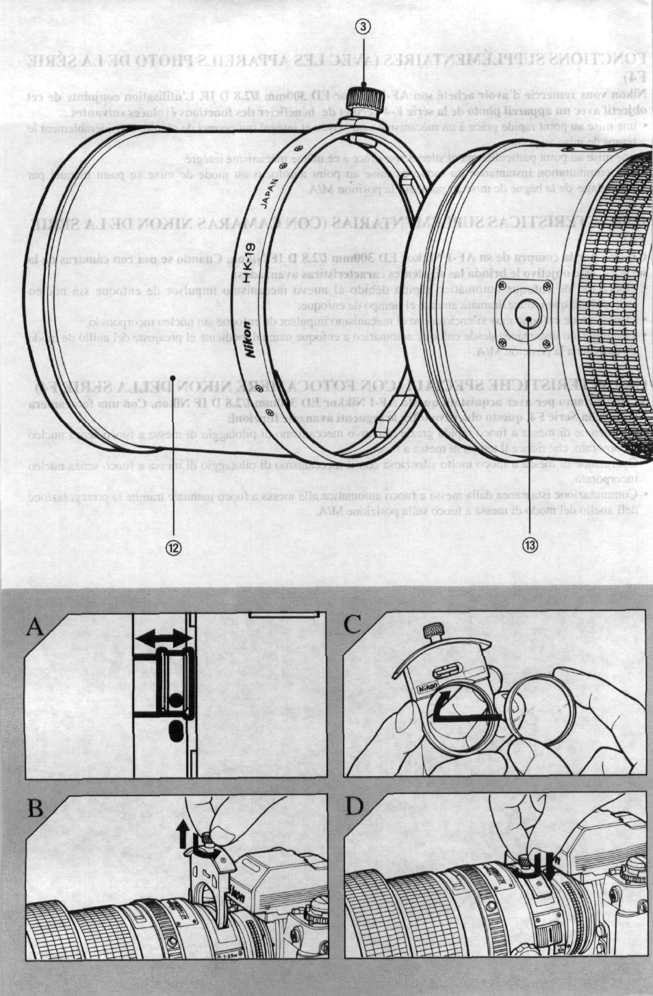 Nikon AF-I NIKKOR ED 300mm f-2.8D IF User Manual | Page 5 / 38