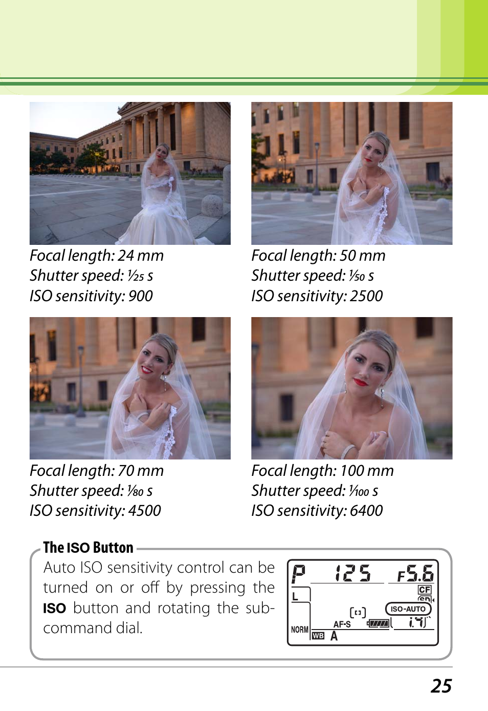 Auto iso sensitivity control | Nikon D800 User Manual | Page 27 / 38