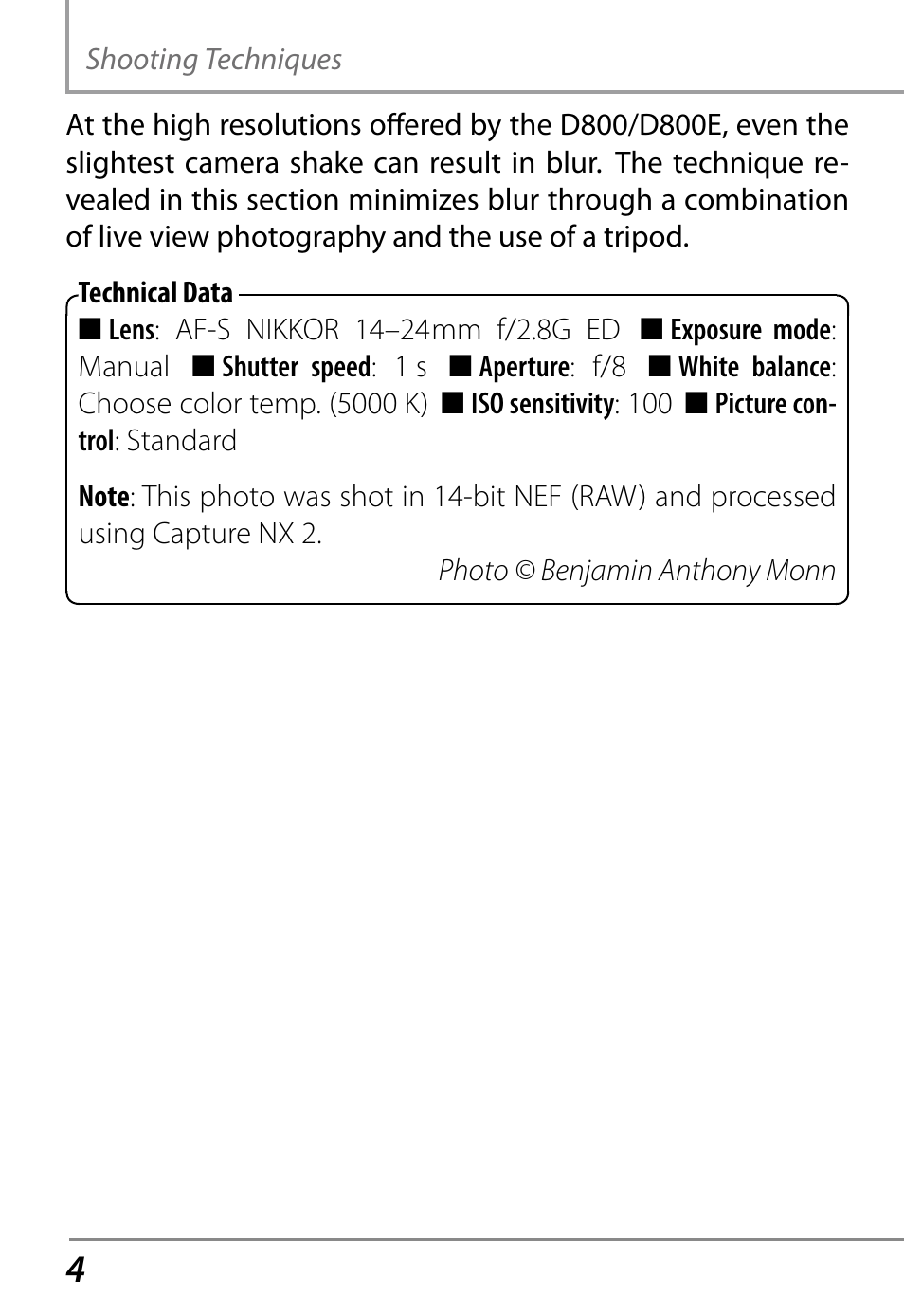 Nikon D800 User Manual | Page 6 / 38