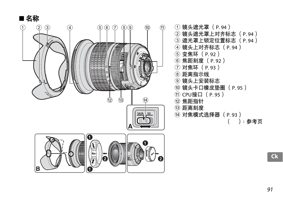 Nikon AF-S DX 10-24mm f-3.5-4.5G ED User Manual | Page 91 / 120