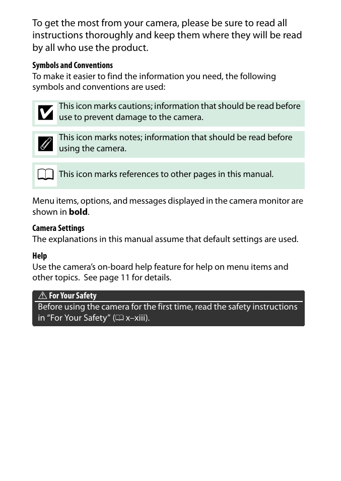 Nikon D3300 User Manual | Page 2 / 392