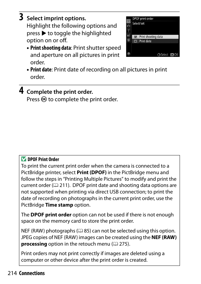 Nikon D3300 User Manual | Page 234 / 392