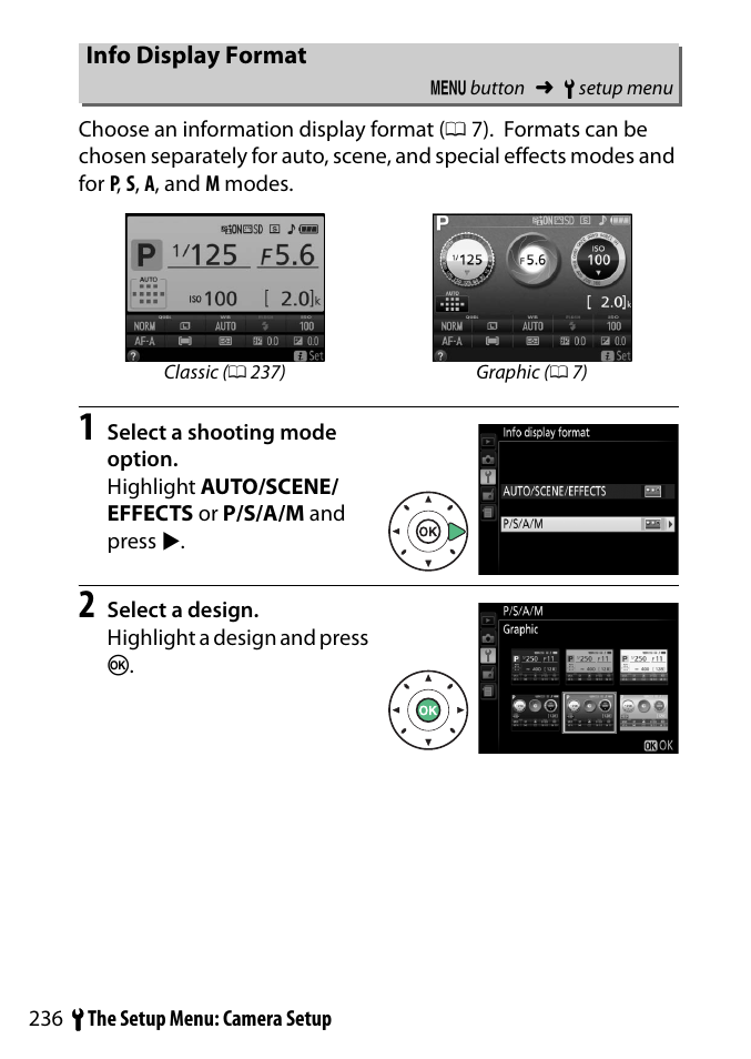 Info display format | Nikon D3300 User Manual | Page 256 / 392