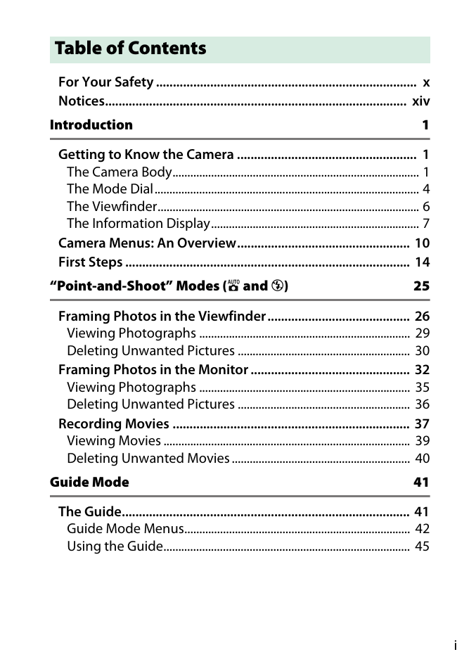 Nikon D3300 User Manual | Page 3 / 392