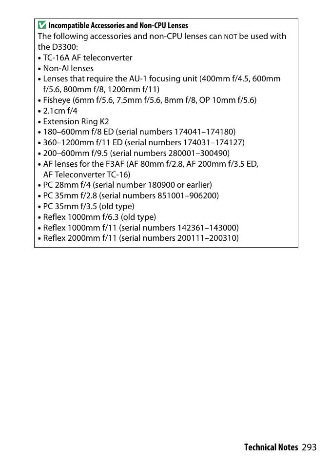 Nikon D3300 User Manual | Page 313 / 392