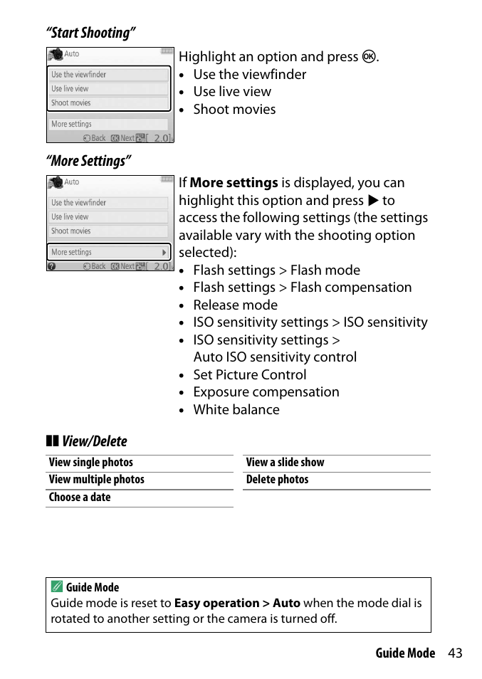 Nikon D3300 User Manual | Page 63 / 392