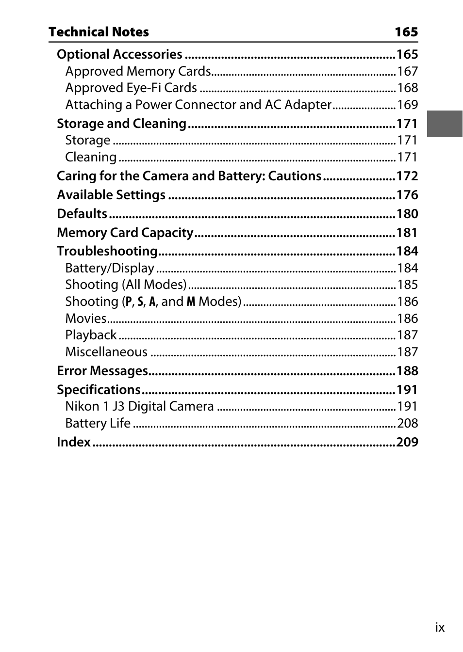 Nikon J3 User Manual | Page 11 / 234