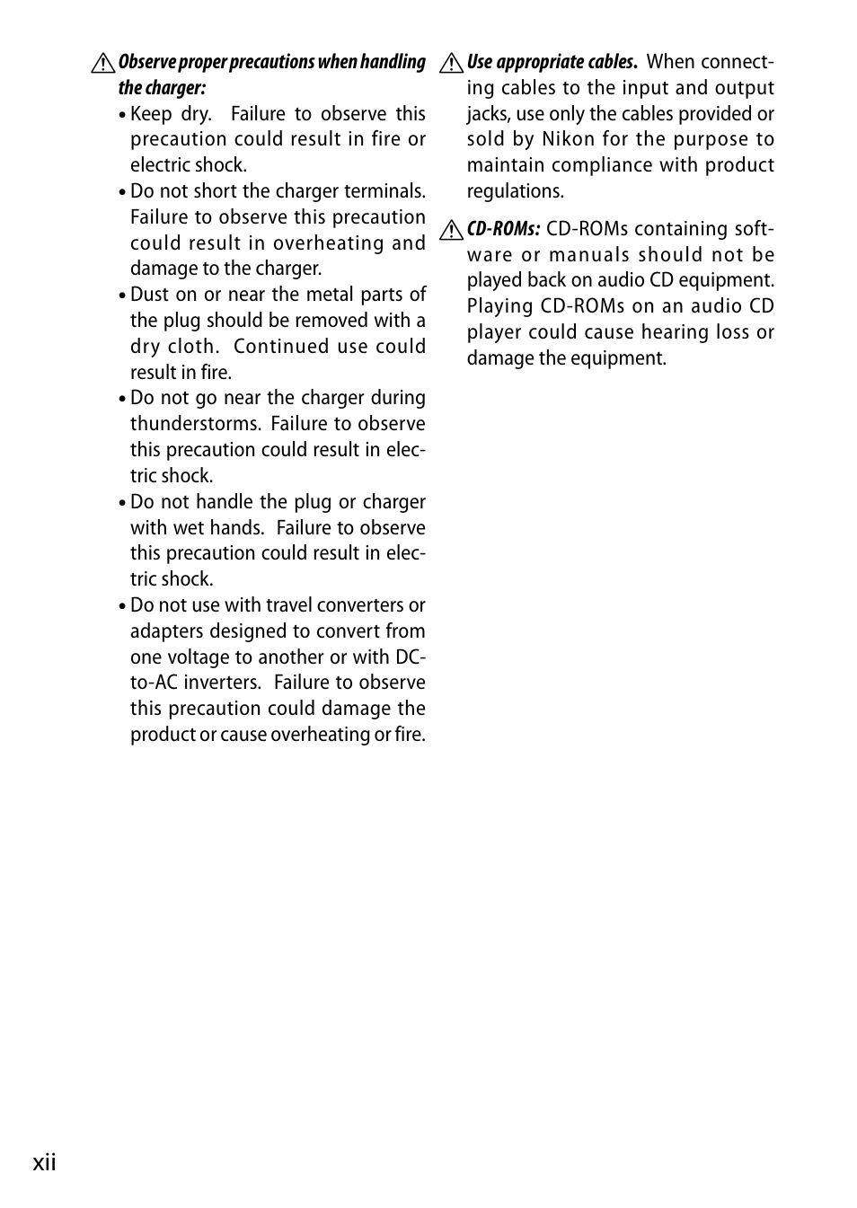 Nikon J3 User Manual | Page 14 / 234