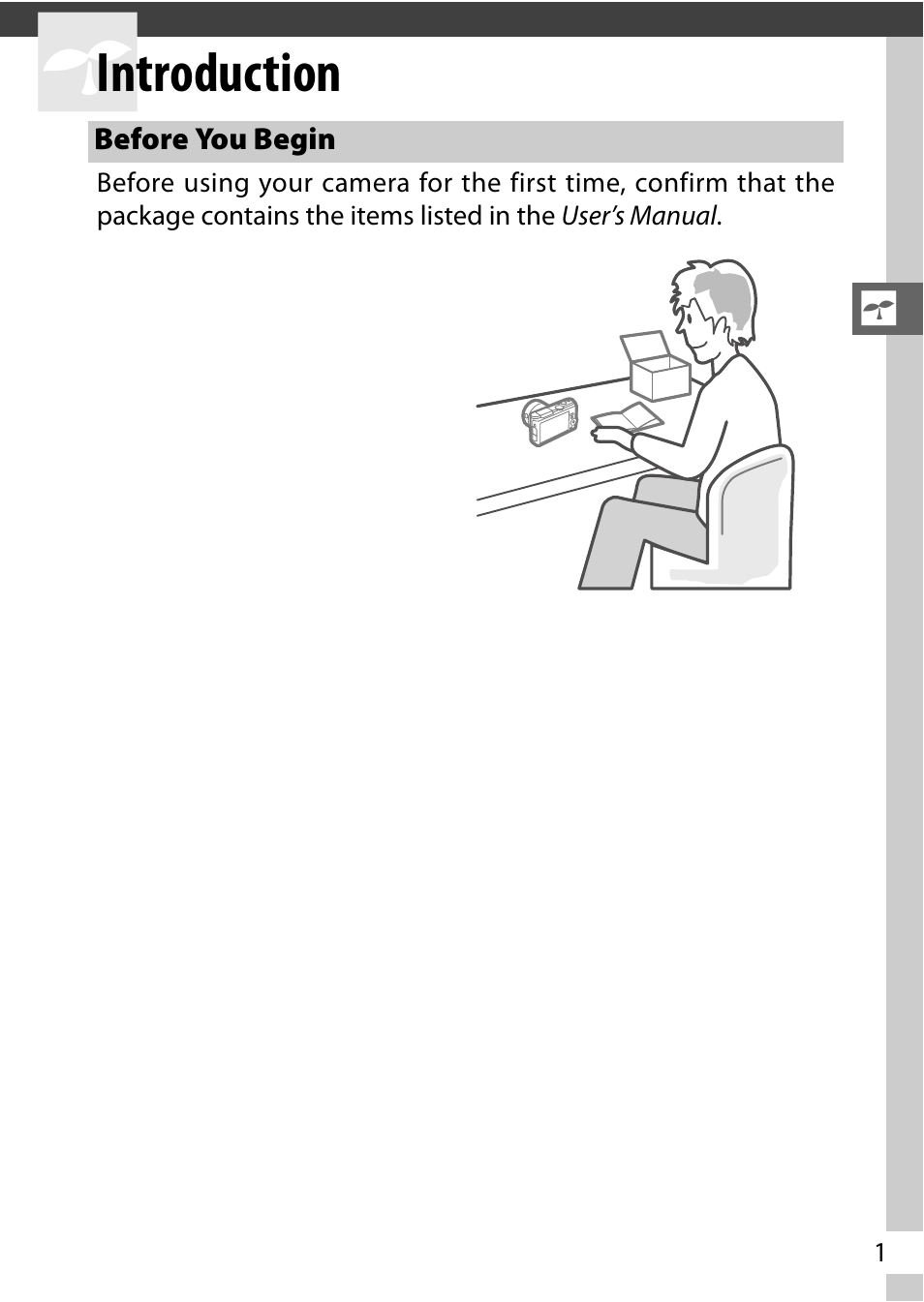 Introduction, Before you begin | Nikon J3 User Manual | Page 21 / 234