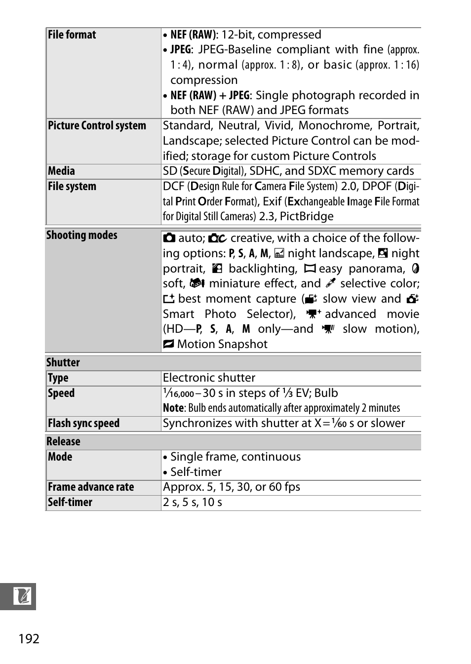 Nikon J3 User Manual | Page 212 / 234
