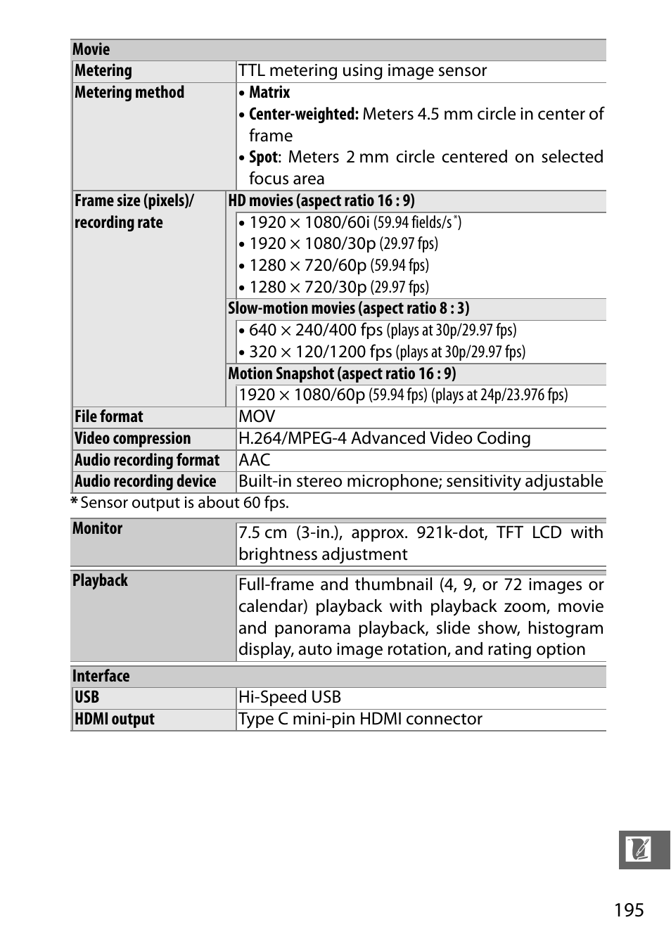 Nikon J3 User Manual | Page 215 / 234