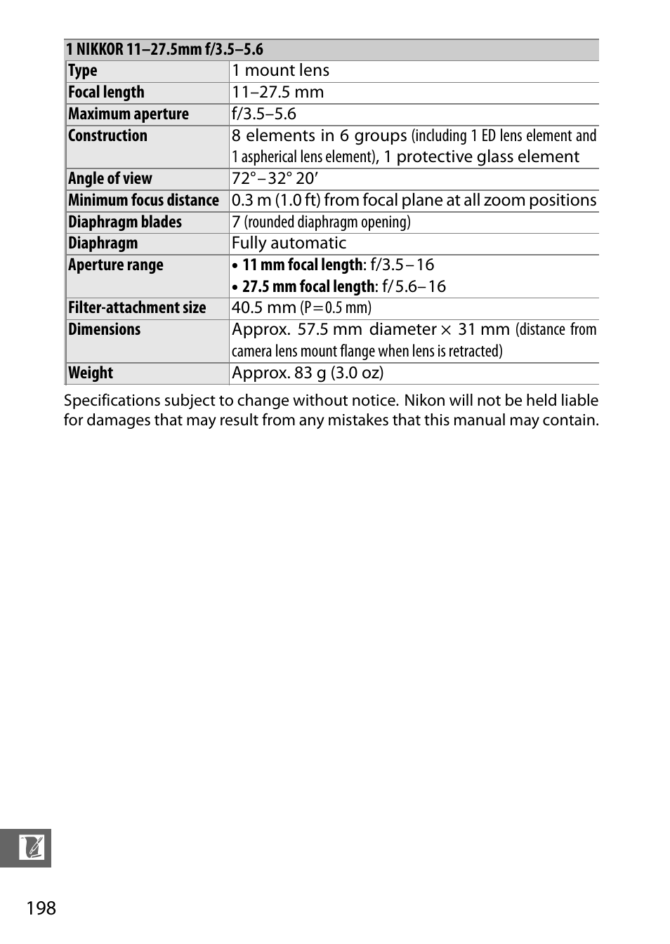 Nikon J3 User Manual | Page 218 / 234