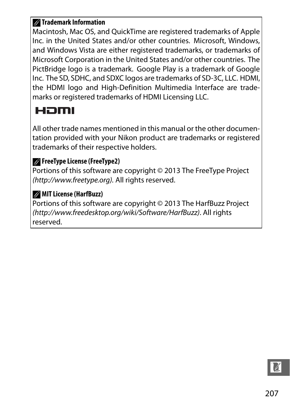 Nikon J3 User Manual | Page 227 / 234