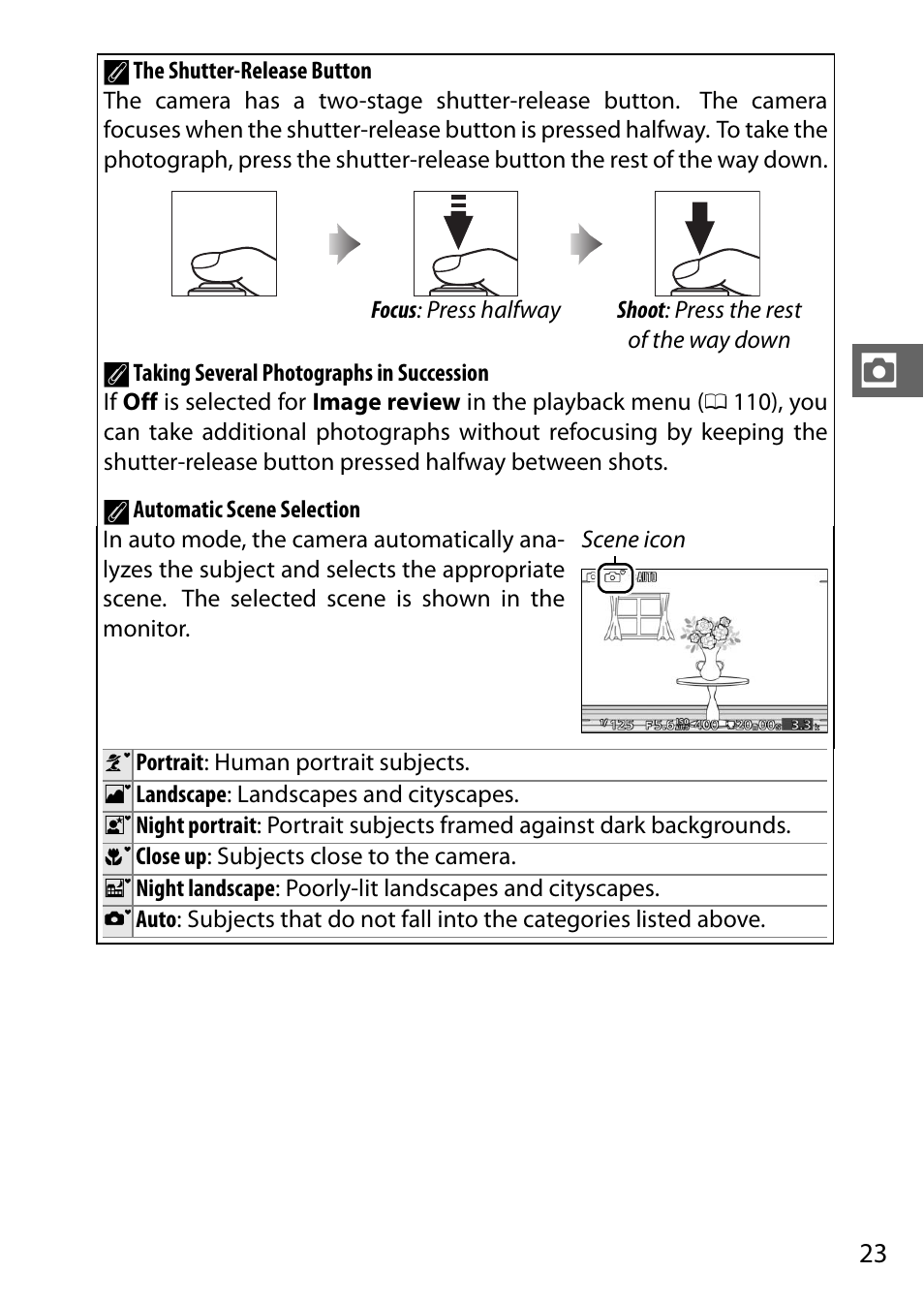 Nikon J3 User Manual | Page 43 / 234