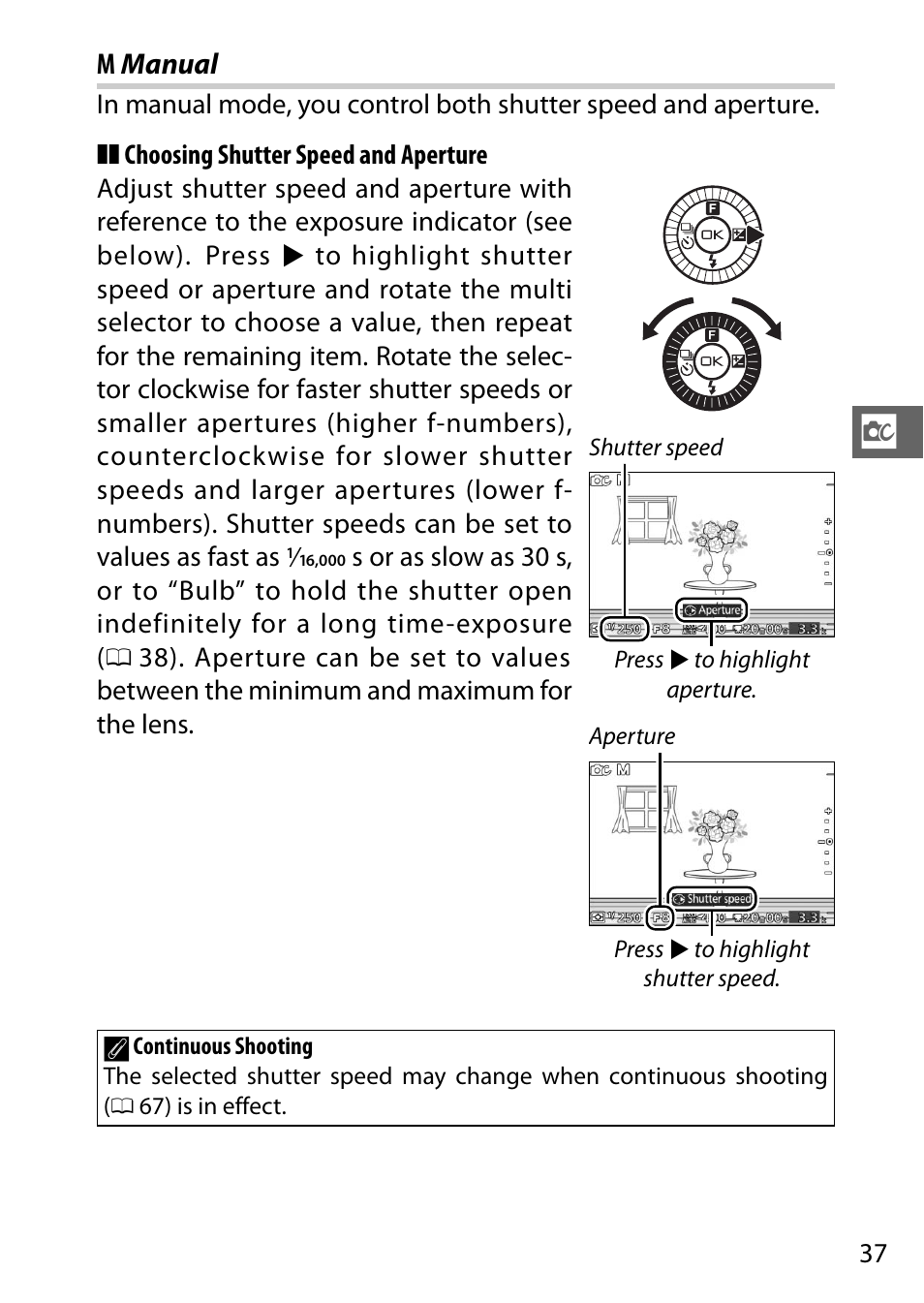 M manual, Manual | Nikon J3 User Manual | Page 57 / 234