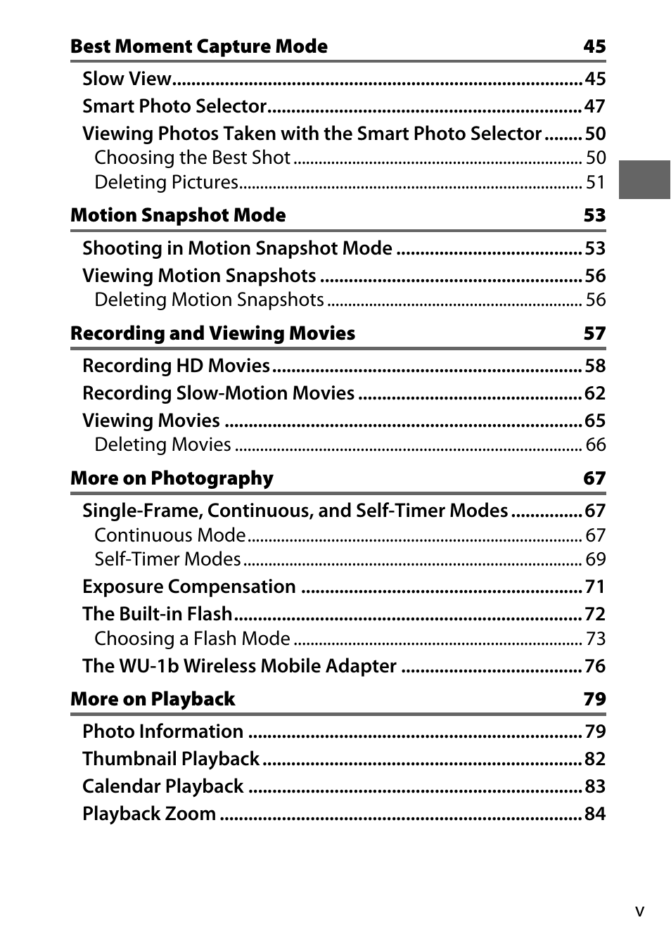 Nikon J3 User Manual | Page 7 / 234