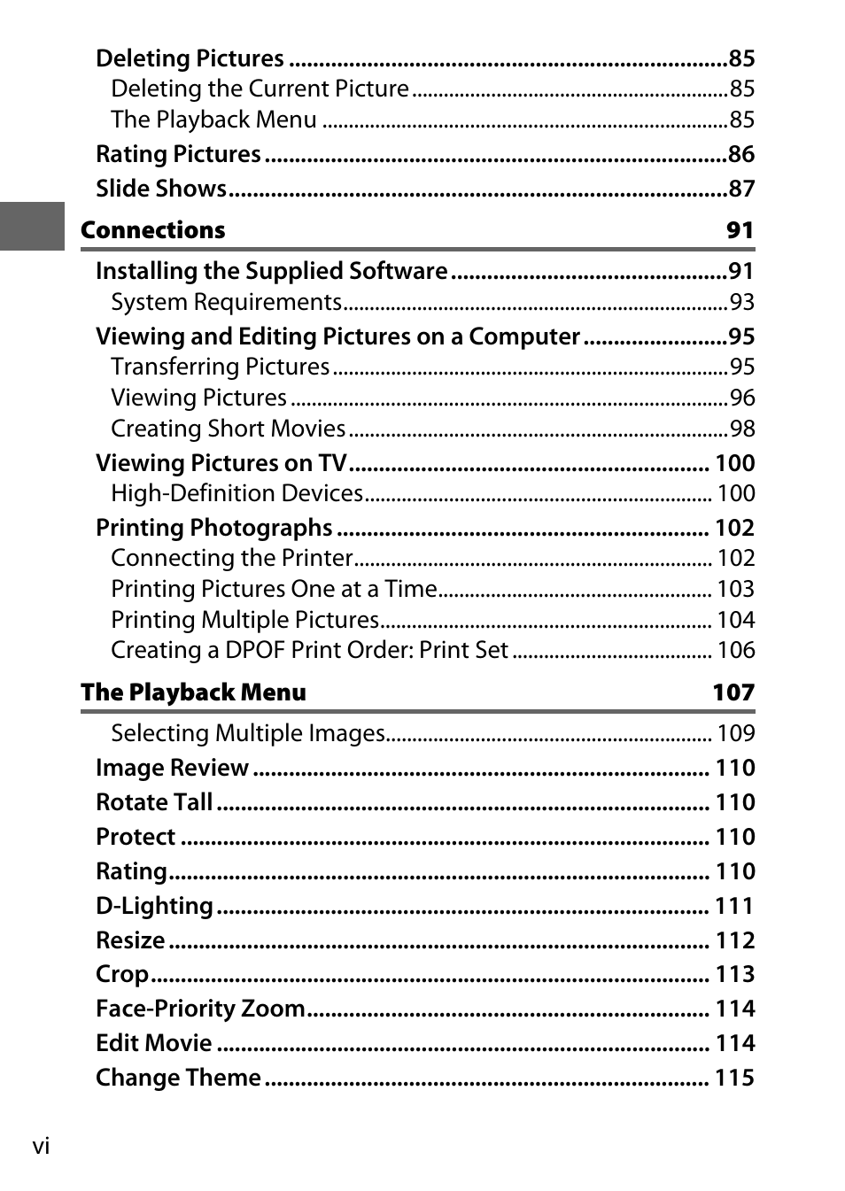 Nikon J3 User Manual | Page 8 / 234